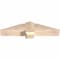 Ekena Millwork Eugene Smooth Timber Gable Bracket, Douglas Fir, 36"W x 7"H x 3 1/2"D x 5 1/2"F, 5/12 Pitch GBW036X07X0406EUG00SDF - alternate 5